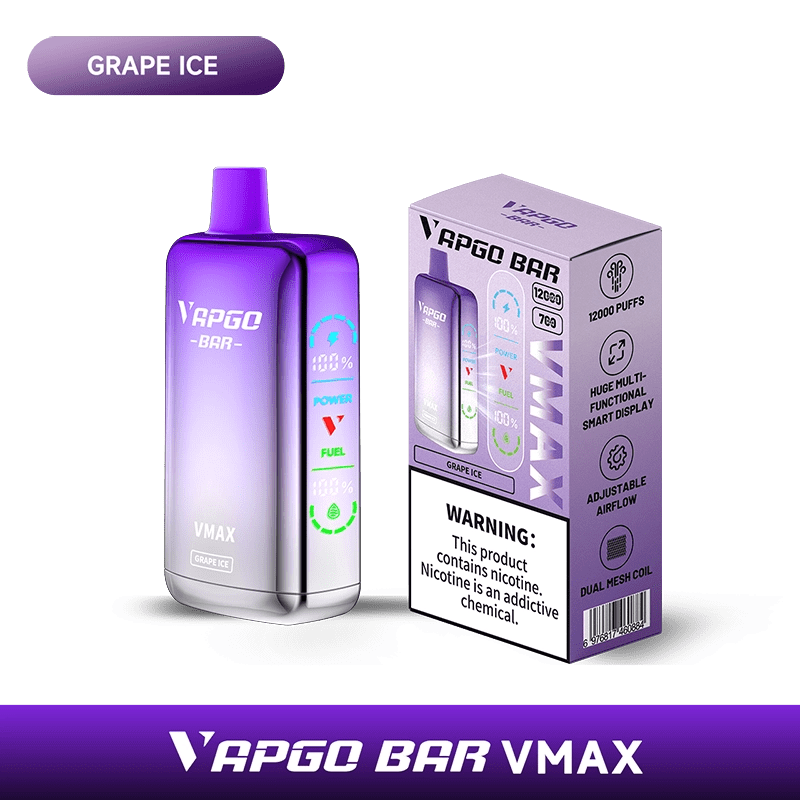 VAPGO BAR Vmax Disposable Vape  (5%, 12000 Puffs)