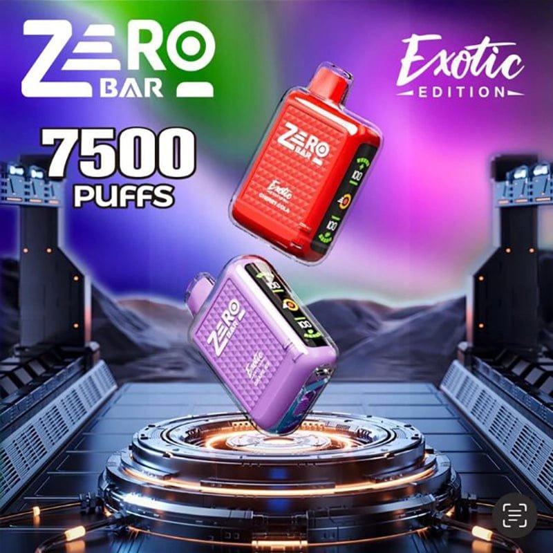ZERO Bar Exotic Edition Disposbale Vape (0%, 7500 Puffs)