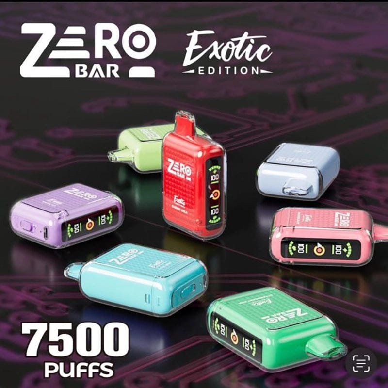 ZERO Bar Exotic Edition Disposbale Vape (0%, 7500 Puffs)