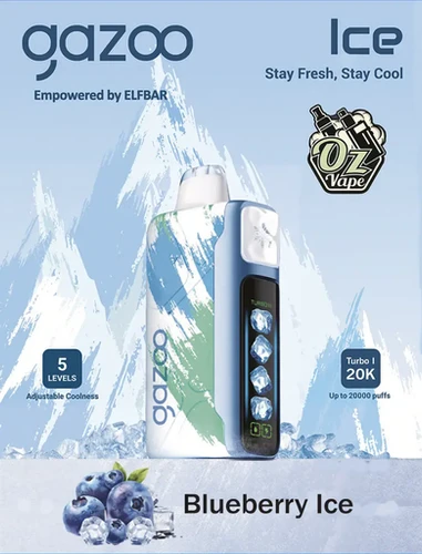 Gazoo - Blueberry Ice - 20,000