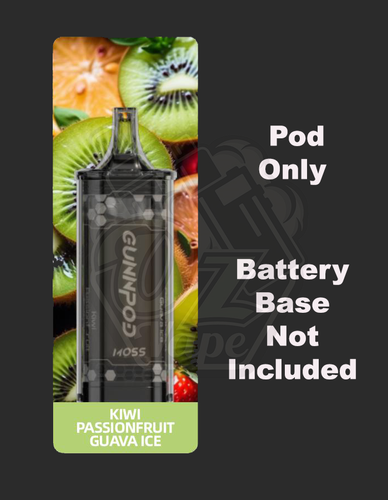 Gunnpod Moss Pod Only - Kiwi Passionfruit Guava Ice - 8,000