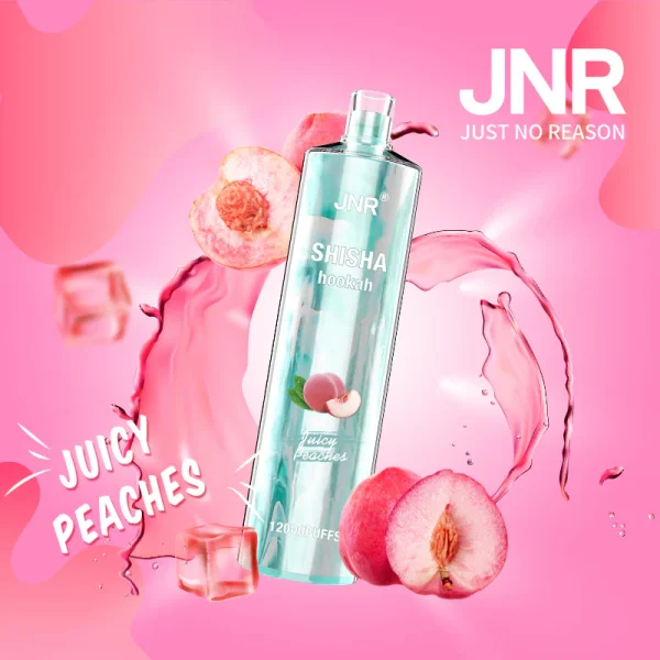 JNR Shisha Hookah - Juicy Peaches 12,000