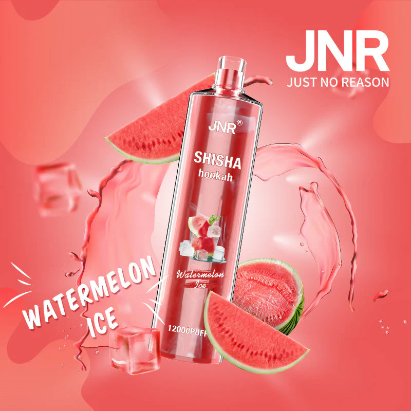 JNR Shisha Hookah – WATERMELON ICE 12,000 - AusVape Direct