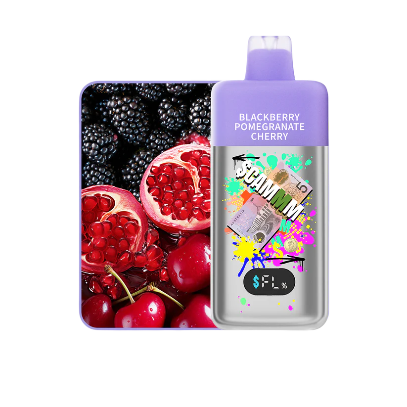 SCAMMM - Blackberry Pome Cherry 15,000 PUFFS