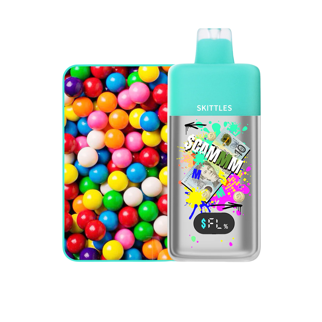 SCAMMM - Skittles 15,000 PUFFS