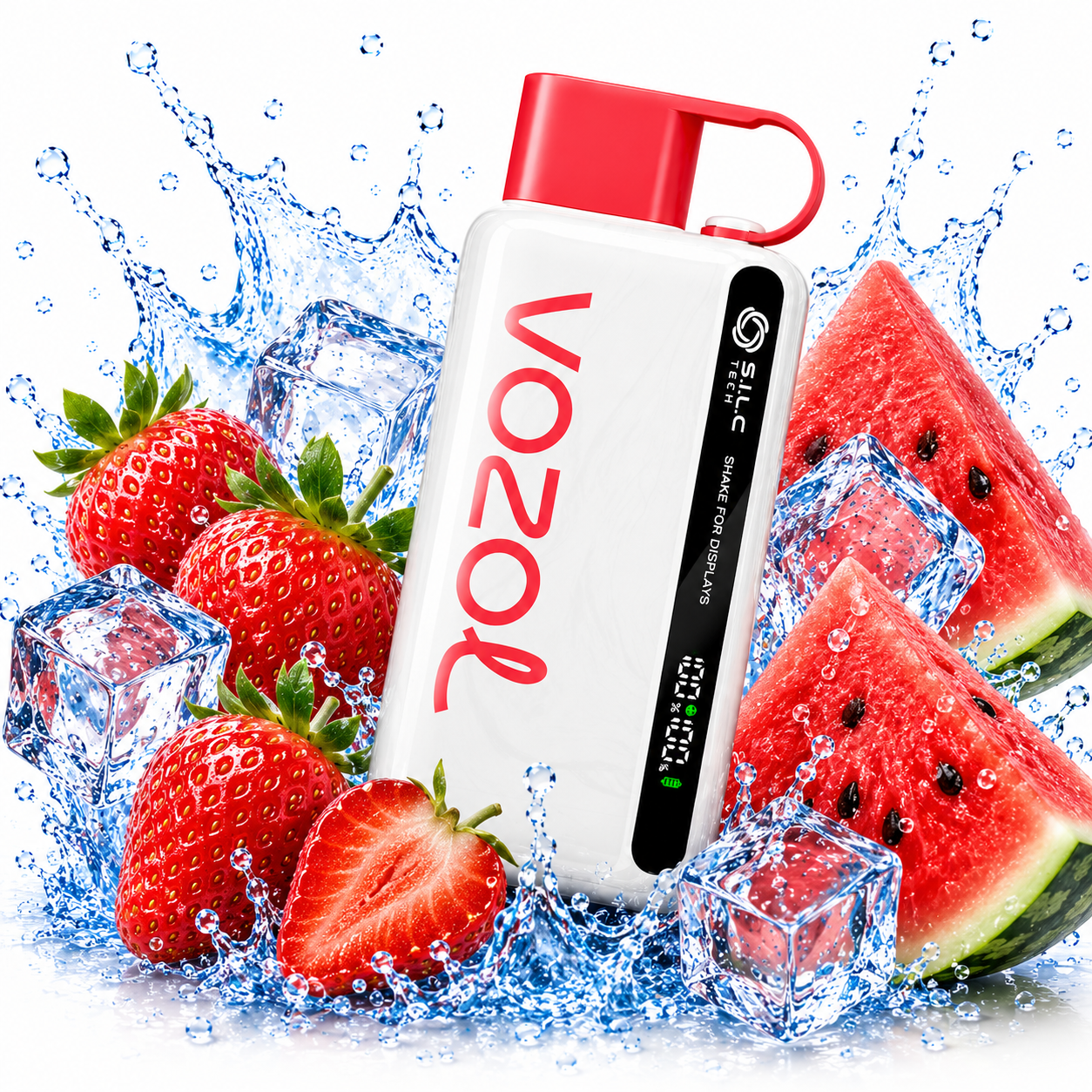 VOZOL STAR - Strawberry Watermelon 9000 Puffs - AusVape Direct