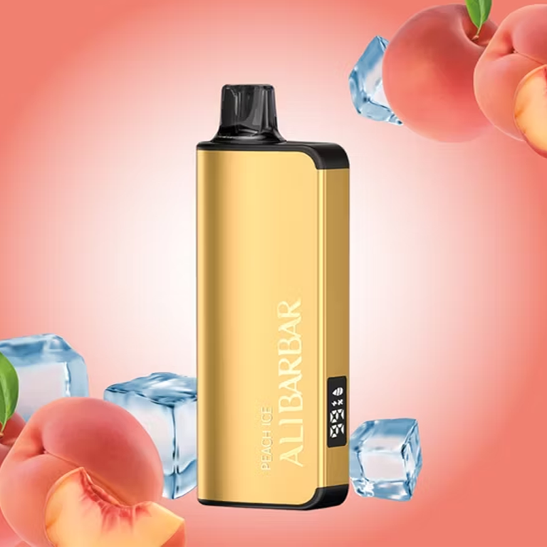 ALIBARBAR INGOT PEACH ICE-9000 puffs