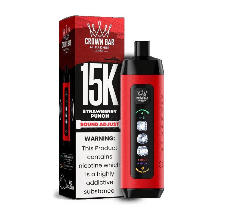 Strawberry Punch Al Fakher Crown Bar Ice Adjust 15k