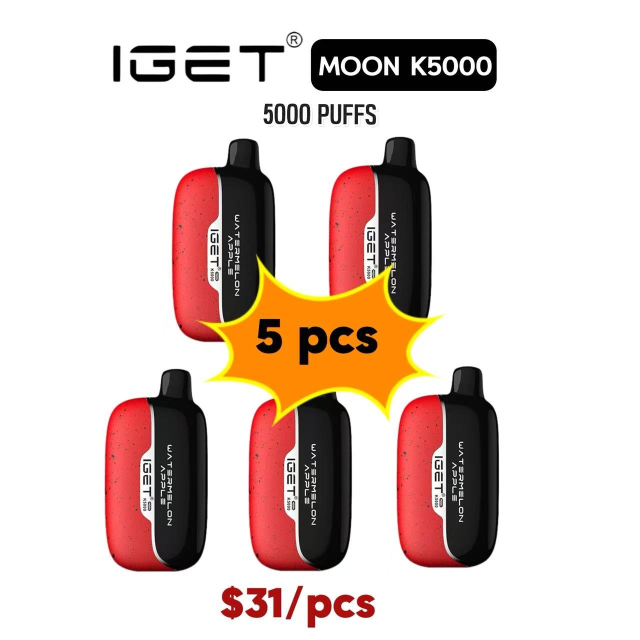 IGET MOON K5000 — 5PCS