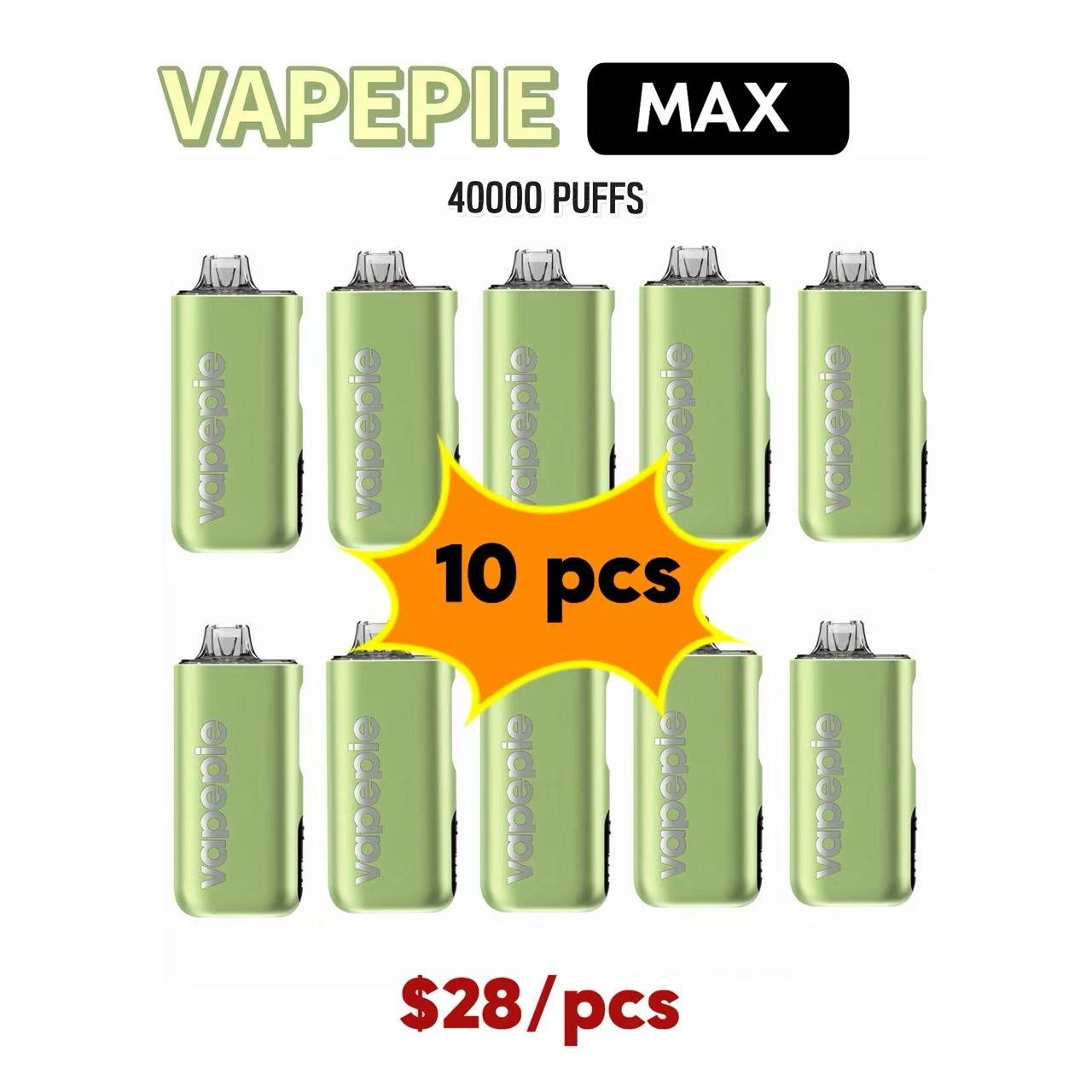 VAPEPIE MAX 40000PUFFS — 10PCS